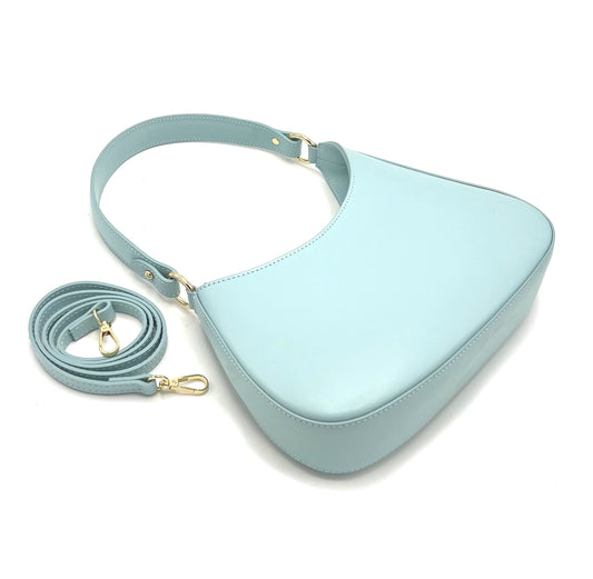 Чанта за рамо от естествена кожа