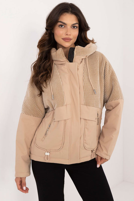 Quilted transitional jacket