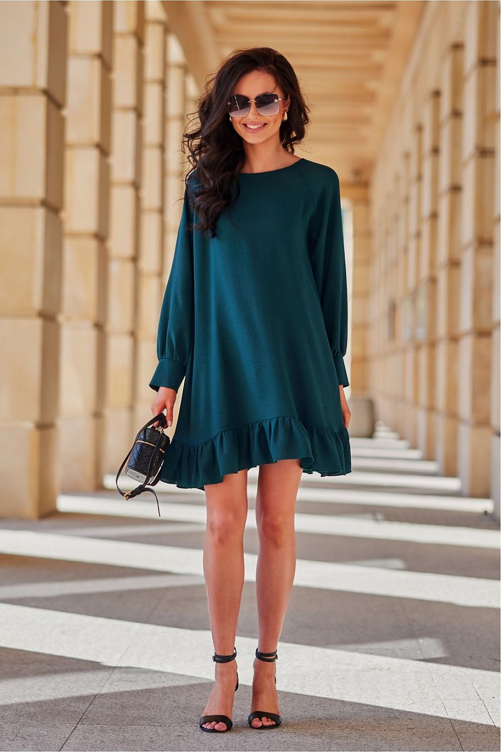 Airy Sintra dress in green