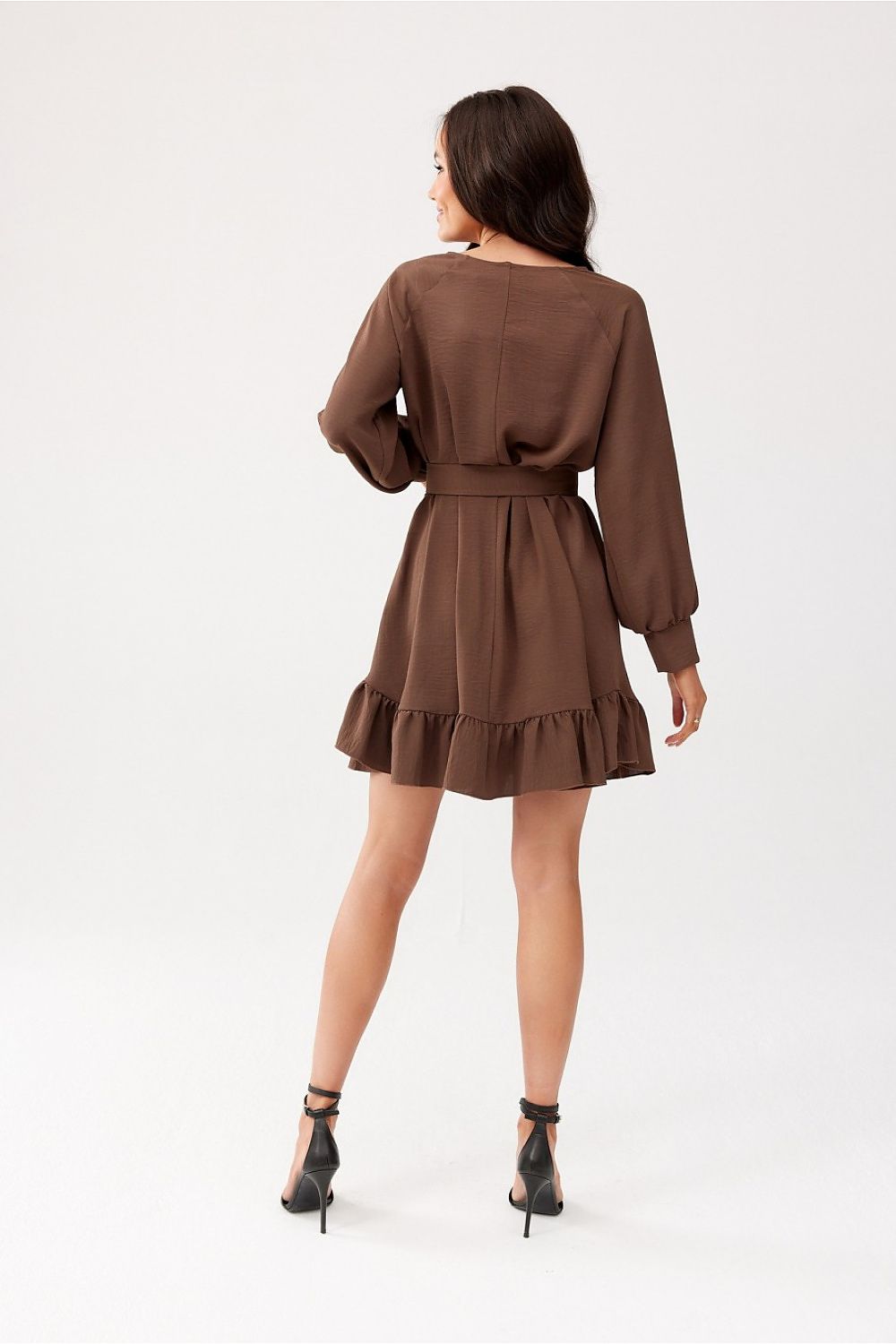 Sintra casual dress in brown