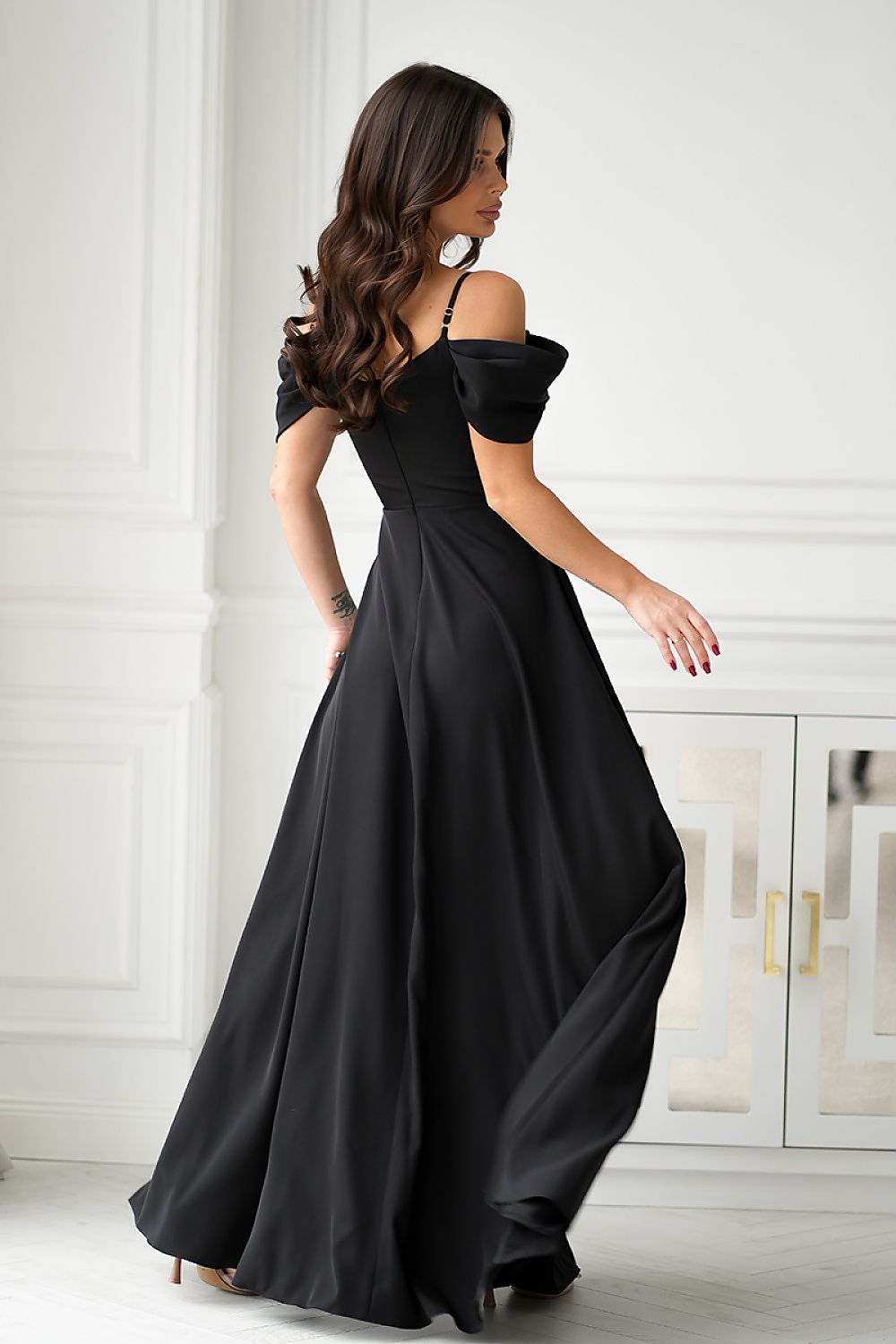 Long Bicotone dress