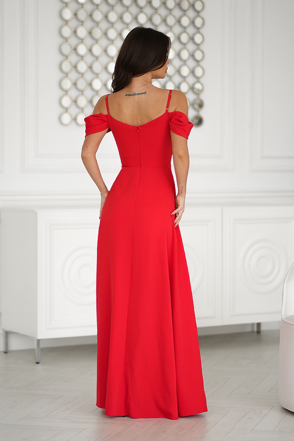 Long Bicotone dress