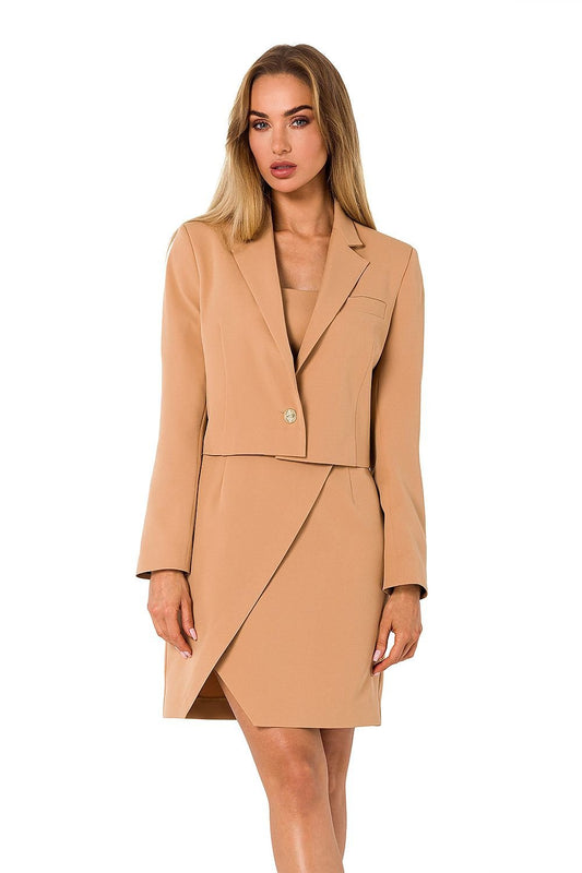 Beige short jacket